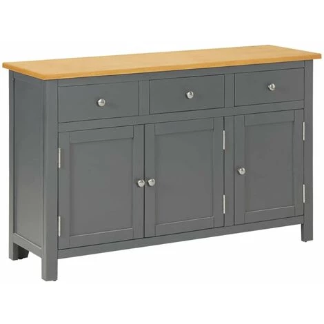 HAPPYSHOPPING Buffet 110x33,5x70 Cm Bois De Chene Massif 1 HAPPYSHOPPING Buffet 110x33,5x70 Cm Bois De Chene Massif