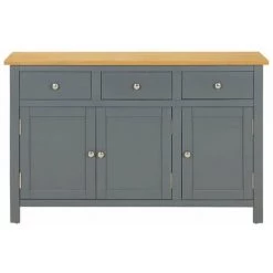 HAPPYSHOPPING Buffet 110x33,5x70 Cm Bois De Chene Massif 7 HAPPYSHOPPING Buffet 110x33,5x70 Cm Bois De Chene Massif -Buffet et enfilade Soldes 41372953 3