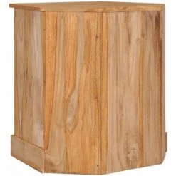 HAPPYSHOPPING Buffet D'angle 60x45x60 Cm Bois De Teck Massif 9 HAPPYSHOPPING Buffet D'angle 60x45x60 Cm Bois De Teck Massif -Buffet et enfilade Soldes 41372962 5