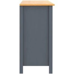 HAPPYSHOPPING Buffet Hill Range Gris 79x40x80 Cm Bois De Pin Solide 9 HAPPYSHOPPING Buffet Hill Range Gris 79x40x80 Cm Bois De Pin Solide -Buffet et enfilade Soldes 41372979 5