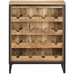 HAPPYSHOPPING Armoire A Vin 62x33x78,5 Cm Bois De Manguier Brut 8 HAPPYSHOPPING Armoire A Vin 62x33x78,5 Cm Bois De Manguier Brut -Buffet et enfilade Soldes 41419441 4