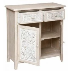 ATMOSPHERA, CRŽATEUR D'INTŽRIEUR Buffet 2 Portes & 2 Tiroirs "Hina" 85cm Naturel -Buffet et enfilade Soldes 41427849 2