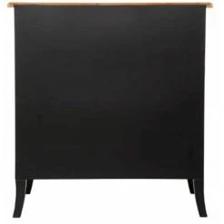 ATMOSPHERA, CRŽATEUR D'INTŽRIEUR Buffet 2 Portes & 2 Tiroirs "Chrysa" 85cm Noir -Buffet et enfilade Soldes 41427873 5