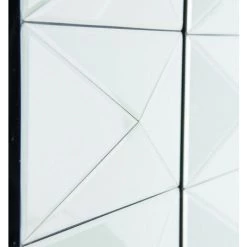 LES TENDANCES Bahut Haut 2 Portes Miroir Blanc Et Noir 5 LES TENDANCES Bahut Haut 2 Portes Miroir Blanc Et Noir -Buffet et enfilade Soldes 41995906 3