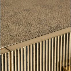 LES TENDANCES Buffet 2 Portes 3 Tiroirs Métal Vieux Doré Valura 120 Cm 8 LES TENDANCES Buffet 2 Portes 3 Tiroirs Métal Vieux Doré Valura 120 Cm -Buffet et enfilade Soldes 41998490 4