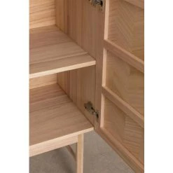 Buffet En Bois Garrik SKLUM Bois De Paulownia - NATUREL -Buffet et enfilade Soldes 42004740 5