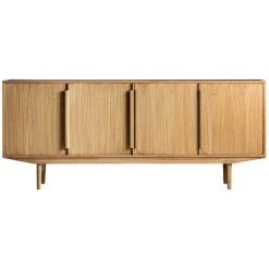 LES TENDANCES Buffet 4 Portes Bois Massif De Mindi Nyry 200 Cm