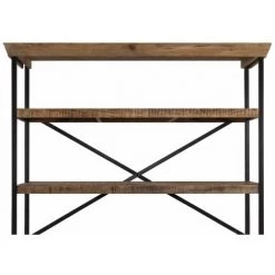 TRUE DEAL Buffet Avec étagères Bois De Manguier Massif 120 X 35 X 200 Cm 9 TRUE DEAL Buffet Avec étagères Bois De Manguier Massif 120 X 35 X 200 Cm -Buffet et enfilade Soldes 42087092 5