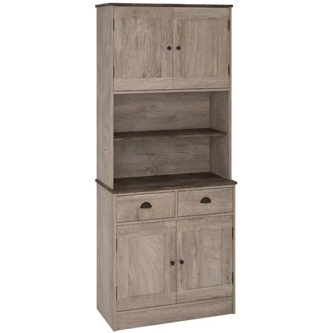 Buffet / Meuble De Rangement Coloris Chêne Noeud / Rouille - Hauteur 200 X Longueur 82.8 X Profondeur 40 Cm -PEGANE- 1 Buffet / Meuble De Rangement Coloris Chêne Noeud / Rouille - Hauteur 200 X Longueur 82.8 X Profondeur 40 Cm -PEGANE-