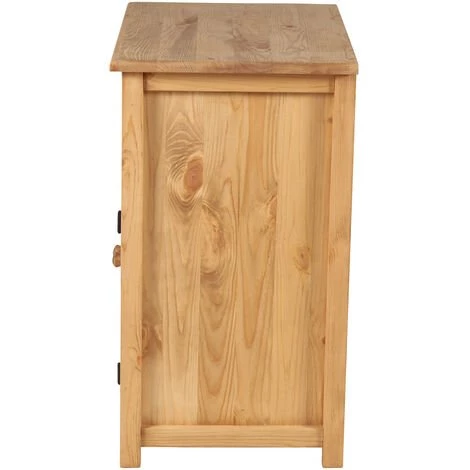 GRENIER ALPIN Buffet En Pin Massif Montagnard Avec Coeur 2 Tiroirs + 2 Portes Terroir - Miel 3 GRENIER ALPIN Buffet En Pin Massif Montagnard Avec Coeur 2 Tiroirs + 2 Portes Terroir - Miel – Image 3