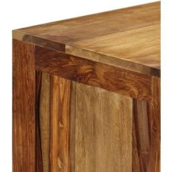 TRUE DEAL Buffet 140x40x80 Cm Bois De Sesham Massif -Buffet et enfilade Soldes 42565073 5