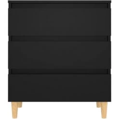 ASUPERMALL Buffet Noir 60x35x69 Cm Agglomere 9 ASUPERMALL Buffet Noir 60x35x69 Cm Agglomere -Buffet et enfilade Soldes 42792622 5