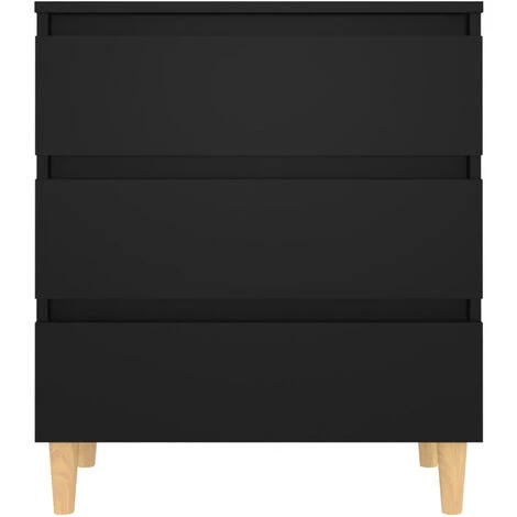 ASUPERMALL Buffet Noir 60x35x69 Cm Agglomere 5 ASUPERMALL Buffet Noir 60x35x69 Cm Agglomere – Image 5