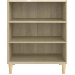 ASUPERMALL Buffet Chene Sonoma 57x35x70 Cm Agglomere 8 ASUPERMALL Buffet Chene Sonoma 57x35x70 Cm Agglomere -Buffet et enfilade Soldes 42792814 4