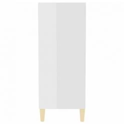 ASUPERMALL Buffet Blanc Brillant 57x35x90 Cm Agglomere 9 ASUPERMALL Buffet Blanc Brillant 57x35x90 Cm Agglomere -Buffet et enfilade Soldes 42792962 5
