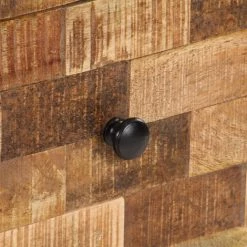 ASUPERMALL Buffet 120x30x70 Cm Bois De Manguier Solide -Buffet et enfilade Soldes 42793131 3