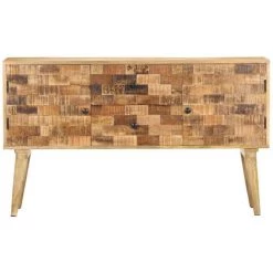 ASUPERMALL Buffet 120x30x70 Cm Bois De Manguier Solide -Buffet et enfilade Soldes 42793131 5