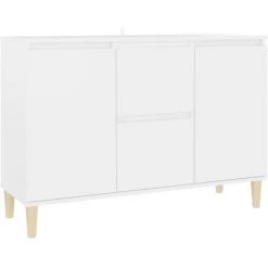 YOUTHUP Buffet Blanc 103,5x35x70 Cm Aggloméré - Blanc -Buffet et enfilade Soldes 42823818 2