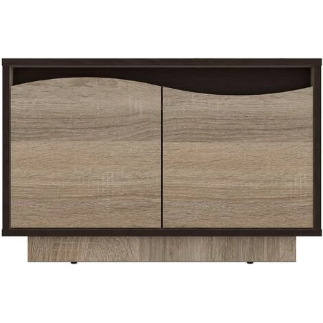 LES TENDANCES Meuble à Chaussures 2 Portes Bois Chêne Clair Eneva 1 LES TENDANCES Meuble à Chaussures 2 Portes Bois Chêne Clair Eneva