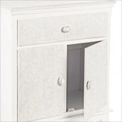 BIZZOTTO Meuble En MDF Avec Deux Portes Et Un Tiroir Blanc CLORINE 60x30x H78 Cm 9 BIZZOTTO Meuble En MDF Avec Deux Portes Et Un Tiroir Blanc CLORINE 60x30x H78 Cm -Buffet et enfilade Soldes 42836178 5