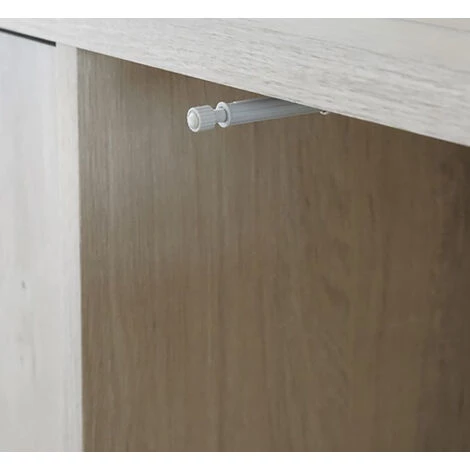 Buffet 2 Portes + 4 Tiroirs Coloris Effet Bois - Hauteur 90 X Longueur 140 X Profondeur 40 Cm -PEGANE- 2 Buffet 2 Portes + 4 Tiroirs Coloris Effet Bois - Hauteur 90 X Longueur 140 X Profondeur 40 Cm -PEGANE- – Image 2