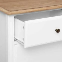 ATMOSPHERA, CRATEUR D'INTRIEUR Buffet 2 Portes & 2 Tiroirs "Solen" 88cm Blanc -Buffet et enfilade Soldes 43051939 3