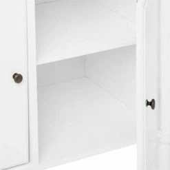ATMOSPHERA, CRATEUR D'INTRIEUR Buffet 2 Portes & 2 Tiroirs "Solen" 88cm Blanc -Buffet et enfilade Soldes 43051939 4