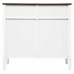 ATMOSPHERA, CRATEUR D'INTRIEUR Buffet 2 Portes & 2 Tiroirs "Solen" 88cm Blanc -Buffet et enfilade Soldes 43051939 5
