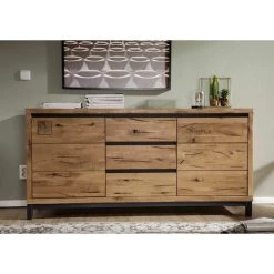 MASSIVMOEBEL24.DE Buffet 175x45 Chêne Sauvage Huilé Bois Naturel VILLANDERS #109 - Nature 6 MASSIVMOEBEL24.DE Buffet 175x45 Chêne Sauvage Huilé Bois Naturel VILLANDERS #109 - Nature -Buffet et enfilade Soldes 43589967 3