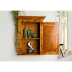 MASSIVMOEBEL24.DE Meuble à Suspendre 52x24 Acacia Laqué Miel OXFORD #01003 - Brun 6 MASSIVMOEBEL24.DE Meuble à Suspendre 52x24 Acacia Laqué Miel OXFORD #01003 - Brun -Buffet et enfilade Soldes 43590179 3