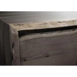 MASSIVMOEBEL24.DE Commode 70x40 Acacia Laqué Gris Taupe PURE ACACIA #601 - Gris -Buffet et enfilade Soldes 43590404 3