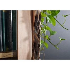 MASSIVMOEBEL24.DE Vitrine 105x45 Acacia Laqué Bois Naturel PURE ACACIA #711 - Nature -Buffet et enfilade Soldes 43590406 3