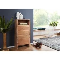 MASSIVMOEBEL24.DE Buffet 40x20 Acacia Laqué Bois Naturel PURE ACACIA #614 - Nature