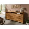 MASSIVMOEBEL24.DE Buffet 210x45 Chêne Sauvage Huilé Bois Naturel PURE OAK #701 - Nature
