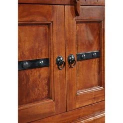 MASSIVMOEBEL24.DE Meuble Lavabo 66x30 Acacia Laqué Nougat OXFORD #1007 - Marron Foncé 5 MASSIVMOEBEL24.DE Meuble Lavabo 66x30 Acacia Laqué Nougat OXFORD #1007 - Marron Foncé -Buffet et enfilade Soldes 43597592 3