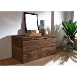 MASSIVMOEBEL24.DE Coffre 80x40 Palissandre Teinté Smoked Cherry TORONTO #116 - Brun Clair 6 MASSIVMOEBEL24.DE Coffre 80x40 Palissandre Teinté Smoked Cherry TORONTO #116 - Brun Clair -Buffet et enfilade Soldes 43598193 3