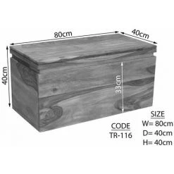 MASSIVMOEBEL24.DE Coffre 80x40 Palissandre Teinté Smoked Cherry TORONTO #116 - Brun Clair 7 MASSIVMOEBEL24.DE Coffre 80x40 Palissandre Teinté Smoked Cherry TORONTO #116 - Brun Clair -Buffet et enfilade Soldes 43598193 4