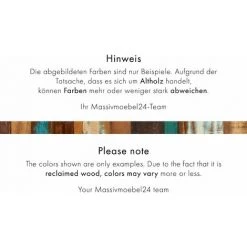 MASSIVMOEBEL24.DE Buffet 178x42 Bois De Récupération Laqué Multicolore NATURE OF SPIRIT #40 - Multicolore -Buffet et enfilade Soldes 43598355 4