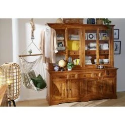 MASSIVMOEBEL24.DE Buffet 204x50 Acacia Laqué Miel OXFORD #0340 - Brun 4 MASSIVMOEBEL24.DE Buffet 204x50 Acacia Laqué Miel OXFORD #0340 - Brun -Buffet et enfilade Soldes 43598595 2