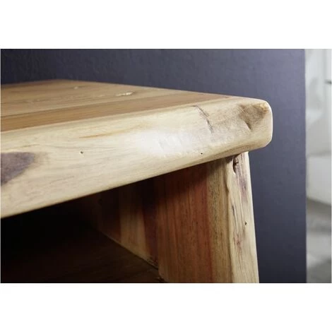 MASSIVMOEBEL24.DE Buffet 210x45 Acacia Laqué Bois Naturel PURE ACACIA #701 - Nature 3 MASSIVMOEBEL24.DE Buffet 210x45 Acacia Laqué Bois Naturel PURE ACACIA #701 - Nature – Image 3