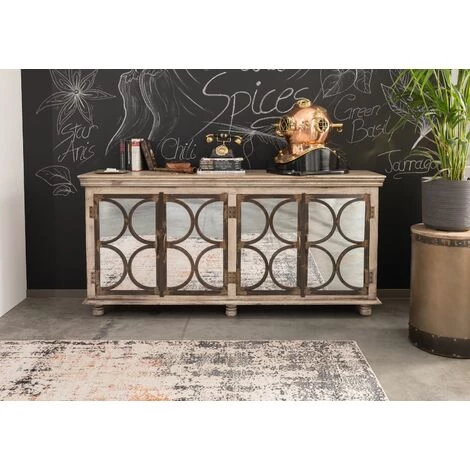 MASSIVMOEBEL24.DE Buffet 183x46 Manguier Laqué Brun HERMITAGE #110 - Nature 1 MASSIVMOEBEL24.DE Buffet 183x46 Manguier Laqué Brun HERMITAGE #110 - Nature