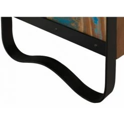 MASSIVMOEBEL24.DE Buffet 150x43 Bois De Récupération Laqué Multicolore INDUSTRIAL #06 - Multicolore -Buffet et enfilade Soldes 43600417 3