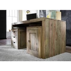 MASSIVMOEBEL24.DE Meuble D'appoint 45x40 Palissandre Huilé Gris Taupe NATURE GREY #714 - Gris 7 MASSIVMOEBEL24.DE Meuble D'appoint 45x40 Palissandre Huilé Gris Taupe NATURE GREY #714 - Gris -Buffet et enfilade Soldes 43600452 4