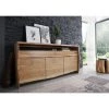 MASSIVMOEBEL24.DE Buffet 191x45 Acacia Laqué Bois Naturel PURE ACACIA #102 - Nature