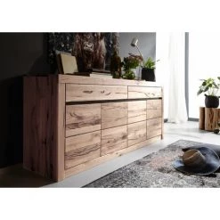 MASSIVMOEBEL24.DE Buffet 202x45 Chênes Sauvage Et Lombard Huilé Bianco MONTREUX #211 - Brun Clair 6 MASSIVMOEBEL24.DE Buffet 202x45 Chênes Sauvage Et Lombard Huilé Bianco MONTREUX #211 - Brun Clair -Buffet et enfilade Soldes 43600601 3