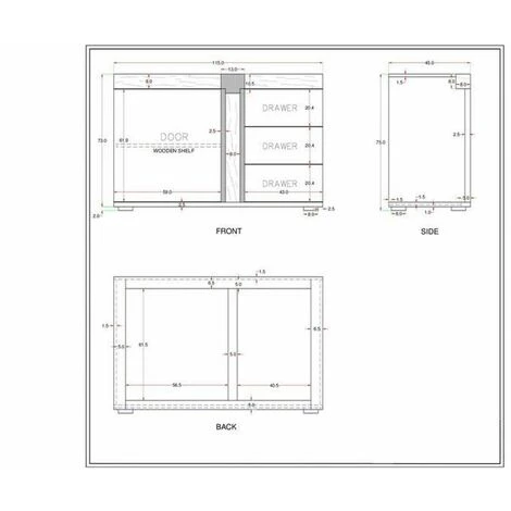 MASSIVMOEBEL24.DE Buffet 115x45 Manguier Laqué Brun AMSTERDAM #09 - Brun 4 MASSIVMOEBEL24.DE Buffet 115x45 Manguier Laqué Brun AMSTERDAM #09 - Brun – Image 4