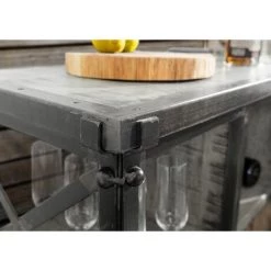 MASSIVMOEBEL24.DE Desserte 137x46 Manguier Laqué Gris HEAVY INDUSTRY #124 - Gris 5 MASSIVMOEBEL24.DE Desserte 137x46 Manguier Laqué Gris HEAVY INDUSTRY #124 - Gris -Buffet et enfilade Soldes 43600799 3