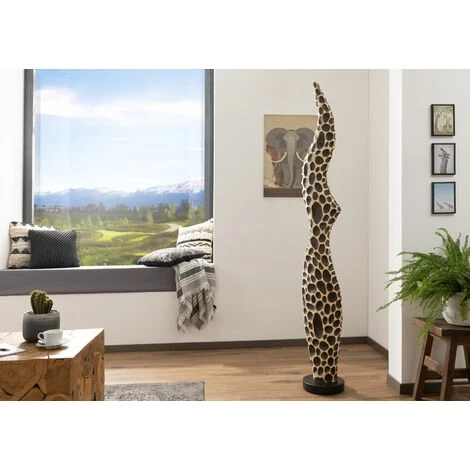 MASSIVMOEBEL24.DE Colonne En Bois 30x30 Suar Laqué Bois Naturel Objet Décoratif UNIKA #175 - Nature 1 MASSIVMOEBEL24.DE Colonne En Bois 30x30 Suar Laqué Bois Naturel Objet Décoratif UNIKA #175 - Nature