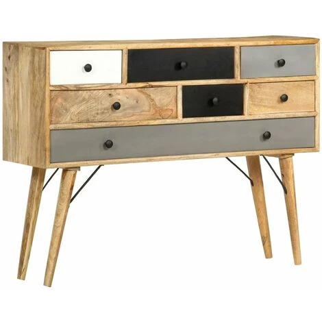HAPPYSHOPPING Buffet 110x30x82 Cm Bois De Manguier Massif 1 HAPPYSHOPPING Buffet 110x30x82 Cm Bois De Manguier Massif