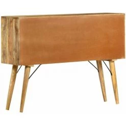HAPPYSHOPPING Buffet 110x30x82 Cm Bois De Manguier Massif 9 HAPPYSHOPPING Buffet 110x30x82 Cm Bois De Manguier Massif -Buffet et enfilade Soldes 44633929 5